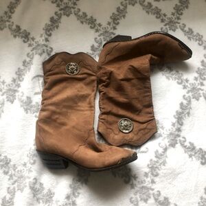 Vintage Zodiac Tan Cowboy Boots